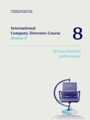 cover image of ICDC Module 8: Driving financial performance